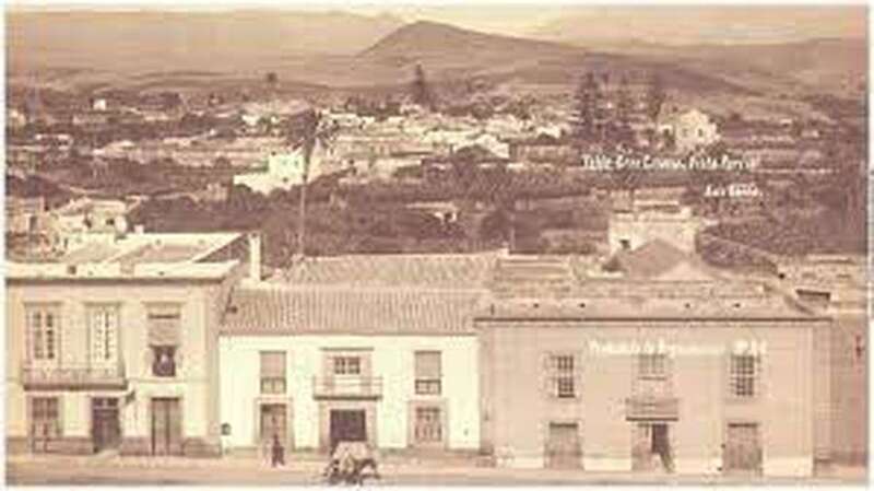 Foto antigua del casco de San Juan y sus alrededores/Archivo.